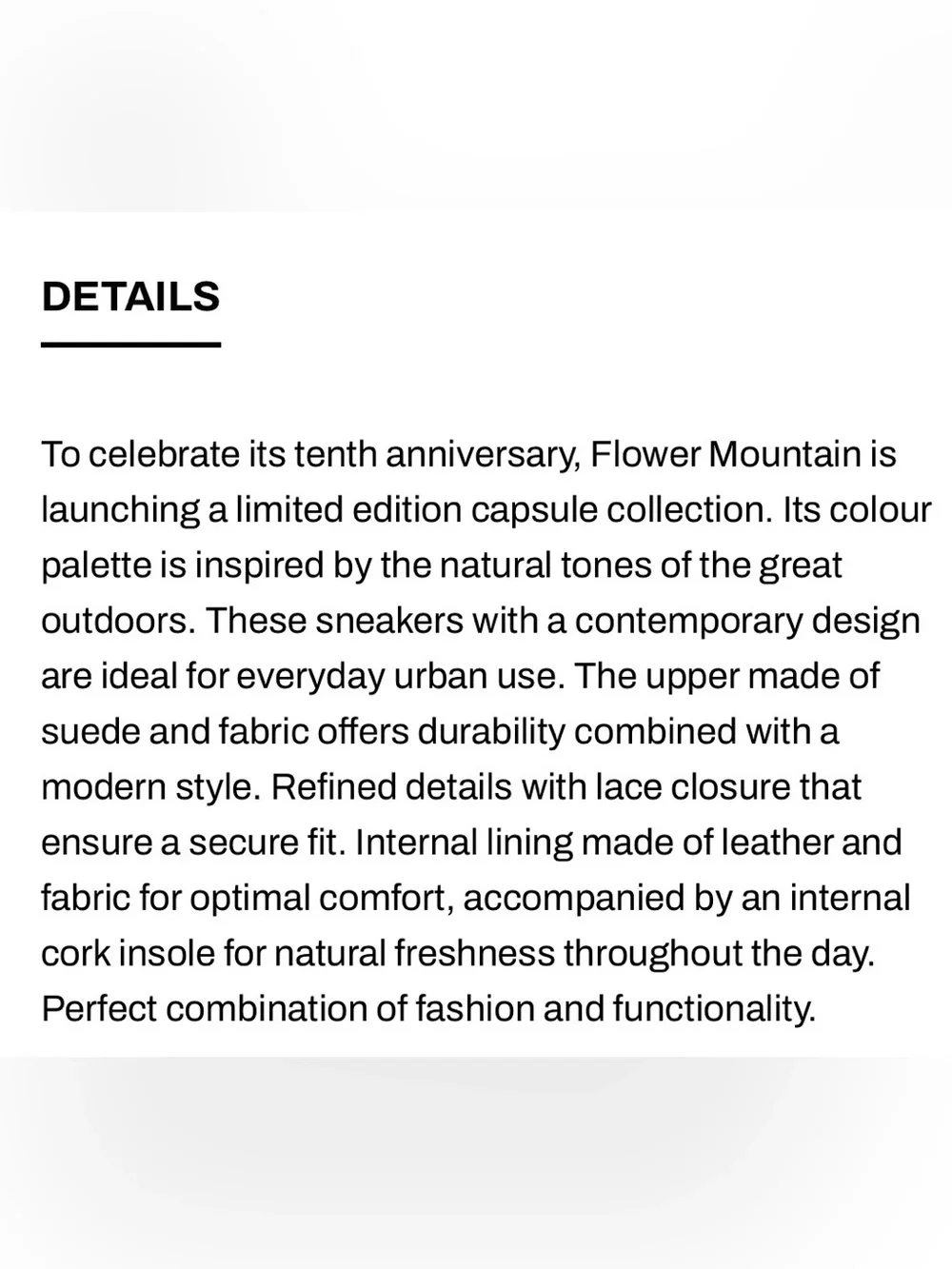 NWT Flower Mountain PUERH UNI LIMITED EDITION Suede technical fabric sneakers - Picture 6 of 15